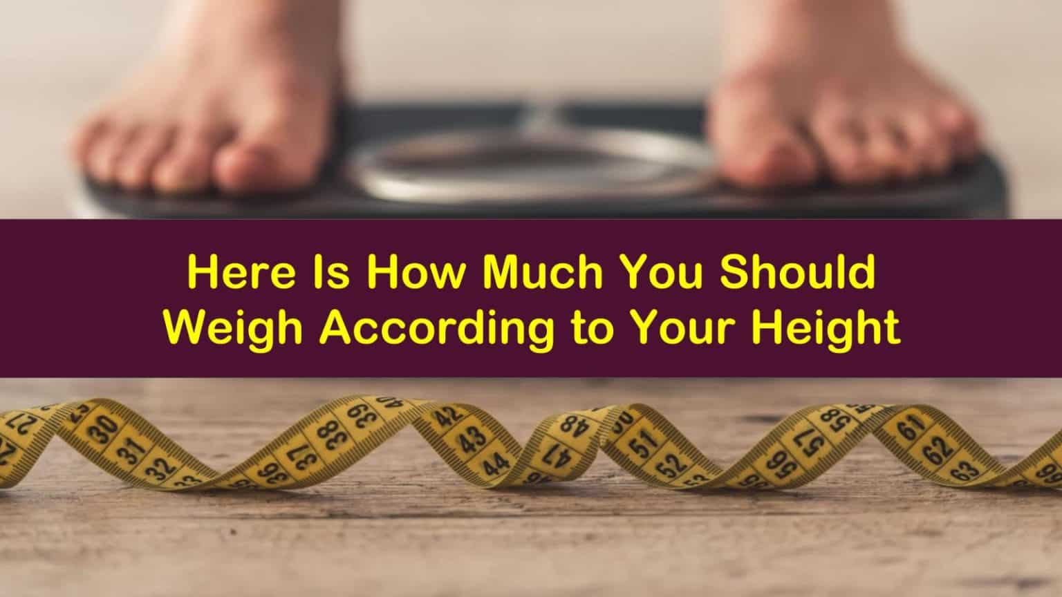 Here Is How Much You Should Weigh According to Your Height